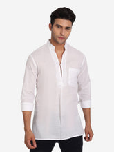 Men Single Button Slim Fit Casual Kurta